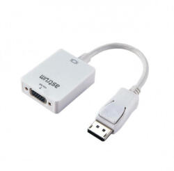 Astrum DA220 Display Port - VGA adapter fehér (aktív) - extratelgsm