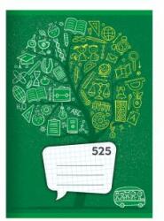 JUNIOR Jegyzetfüzet A5, 20 lapos - 525-ös négyzet