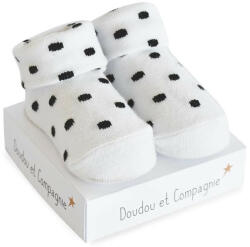 Doudou et Compagnie Paris Doudou Ajándék szett - Zokni kisfiúnak 0-6 hónapos korig 1 pár (DC3704-1-BI)