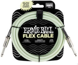 Ernie Ball 6436 Flexcable 3m gitárkábel glow