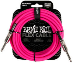 Ernie Ball 6418 Flexcable 6m gitárkábel rózsaszín