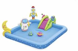 Bestway Piscina gonflabila pentru copii, de joaca, cu tobogan, 228x206x84 cm, Bestway Little Astronaut (00016736-IS)