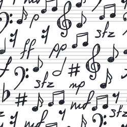  Tapet personalizat Note muzicale 140