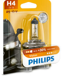 Philips Крушка, електрическа, фар PHILIPS H4, 12V, 60/55W, 3200K, 1815lm, 1 бр