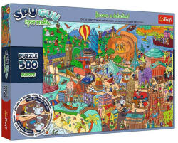 Trefl Spy Guy - Európa nyomozós képkereső puzzle 500 db-os (37481)