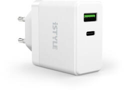 iSTYLE Adaptor priza iSTYLE 65W GaN Charger, Alb (PL9915101100115)