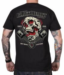 Black Heart Póló BLACK HEART Flame Piston fekete L