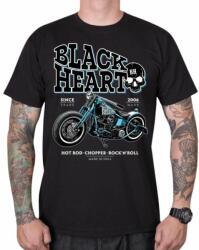 Black Heart Póló BLACK HEART Blue Bobber fekete XL