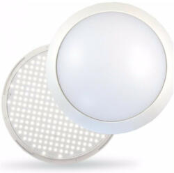 Daniella - deLux Lámpatest, kerek, opál, LED, 30W, 2500lm, 4000K, 180fok, IP54, 240V, 288xSMD3535 - Nelly deLux DEL1051 (DEL1051)