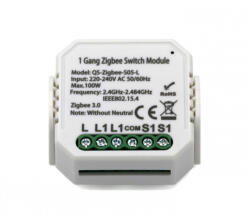 Smartzilla Tuya Zigbee kapcsoló mögé rejthető 1 csatornás kapcsoló okosító (2046402-1)