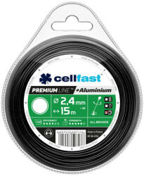 Cellfast Alumínium részecskékkel erősített prémium damil fűkaszákhoz - kerek profillal 2, 4 mm x 15 m Cellfast