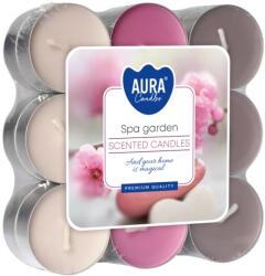 BISPOL Ароматни чаени свещи Bispol Aura - Spa Garden, 18 броя (p15-18-254)