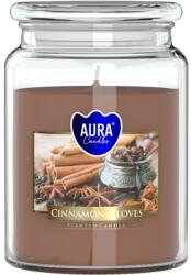 BISPOL Ароматна свещ Bispol Aura - Cinnamon And Cloves, 500 g (snd99-374)