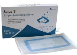 SALUS S SUPERABSORVENS nedvszívó kötszer 10 x 20 cm