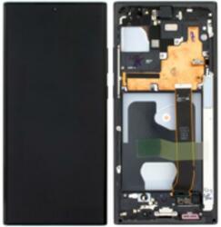 Samsung GH82-31454D Gyári Samsung Galaxy Note20 Ultra / Note20 Ultra 5G fekete LCD kijelző érintővel kerettel előlap (GH82-31454D)