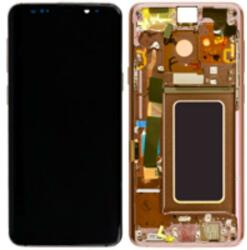 Samsung GH97-21692C Gyári Samsung Galaxy S9 Plus G965F arany LCD kijelző érintővel kerettel előlap (GH97-21692C)