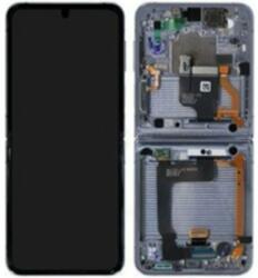 Samsung GH82-30239D Gyári Samsung Galaxy Z Flip4 kék LCD kijelző érintővel kerettel előlap (GH82-30239D)