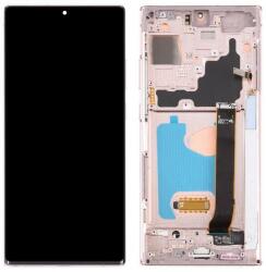 GH82-31454D Samsung Galaxy Note20 Ultra / Note20 Ultra 5G OEM AMOLED kijelző érintővel arany kerettel előlap (GH82-31454D)