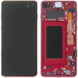 Samsung GH82-18835H Gyári Samsung Galaxy S10 piros OLED LCD kijelző érintővel (GH82-18835H)