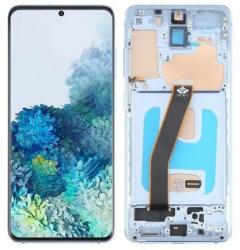GH82-22134H Samsung Galaxy S20 TFT LCD kijelző érintővel Kék kerettel, előlap (ujjlenyomat olvasó támogatás nélkül) (GH82-22134H)