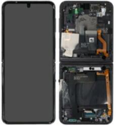 Samsung GH82-30238D Gyári Samsung Galaxy Z FLIP4 Grafit LCD kijelző érintővel kerettel előlap (GH82-30238D)