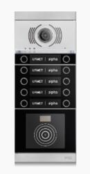 Urmet PANOU VIDEO ALPHA NEGRU 10ap CU CITITOR MIFARE MONTAJ APARENT (ALPHAPB10KEYVB)
