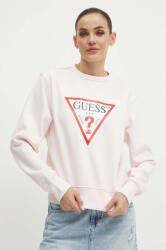 GUESS felső rózsaszín, női, nyomott mintás, W2YQ16 KBA11 - rózsaszín XS