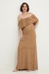 ANSWEAR ruha bézs, maxi, harang alakú - bézs S/M - answear - 10 990 Ft