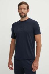 EA7 Emporio Armani t-shirt sötétkék, férfi, nyomott mintás, PJUJZ. 6DPT71 - sötétkék XL