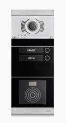 Urmet PANOU VIDEO ALPHA NEGRU 2ap CU CITITOR MIFARE, MONTAJ APARENT (ALPHAPB2KEYVB)