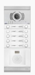 Urmet PANOU VIDEO ALPHA ALB 10ap CU CITITOR MIFARE MONTAJ APARENT (ALPHAPB10KEYVW)