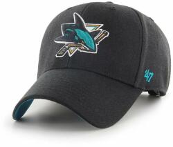 47 brand baseball sapka NHL San Jose Sharks fekete, nyomott mintás, H-BLPMS22WBP-BK - fekete Univerzális méret