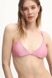United Colors of Benetton bikini felső rózsaszín, enyhén merevített kosaras - rózsaszín S - answear - 9 990 Ft