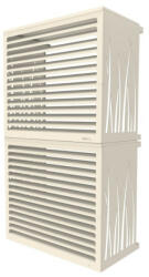 DECOairco Klíma és hőszivattyú burkolata DECOAirco double L, Farba DECOAirco RAL9001 - krémes fehér