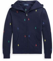 Ralph Lauren gyerek felső sötétkék, nyomott mintás, kapucnis, 323846209007 - sötétkék 163-174