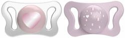 Chicco Physio Micro szilikon cumi 0-2m lány 2db - feedo