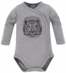 Pinokio Body hosszú ujjú patentos Le Tigre szürke méret 62