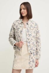 Pepe Jeans farmerdzseki REGULAR JACKET PAISLEY női, bézs, átmeneti, PL402409 - bézs M
