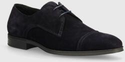 BOSS velúr félcipő Theon - sötétkék Férfi 45