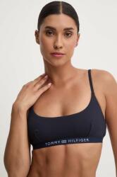 Tommy Hilfiger bikini felső sötétkék, puha kosaras, UW0UW05323 - sötétkék XS