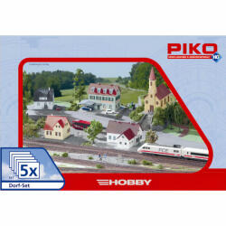 Piko Hobby építőkészlet Village 5 részes - 61925 H0 1: 87 méretarány (PI61925)