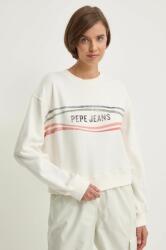 Pepe Jeans felső EDELINE bézs, női, nyomott mintás, PL581444 - bézs M