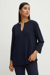 Max Mara pulóver könnyű, sötétkék, 2426366037600 - sötétkék S