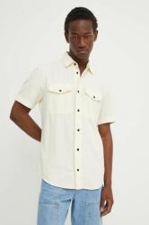 G-Star RAW pamut ing férfi, galléros, bézs, slim, D19751-D454 - bézs L