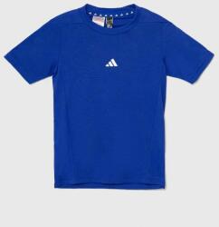 Adidas gyerek póló J D4T TEE nyomott mintás, IR6462 - kék 116