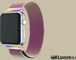 FeiFan Mágneses fém óraszíj Apple Watch órához 38/40/41 mm FeiFan Milanese - Színváltós (IWM304)