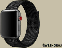 FeiFan Szövet óraszíj Apple Watch órához 38/40/41 mm FeiFan - Fekete Nike (IWNY320)