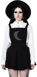 KILLSTAR Rochie femei KILLSTAR - Luna Orb Pinafore - Negru - KSRA010770