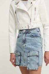 Answear. LAB farmer szoknya mini, egyenes - kék S - answear - 11 990 Ft