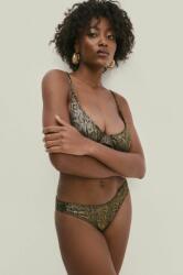 Answear Lab bikini felső sárga, enyhén merevített kosaras - arany XS - answear - 9 990 Ft